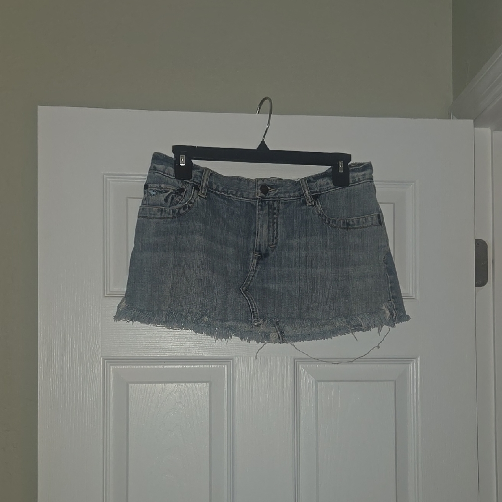 Abercrombie & Fitch Blue Denim Skirt